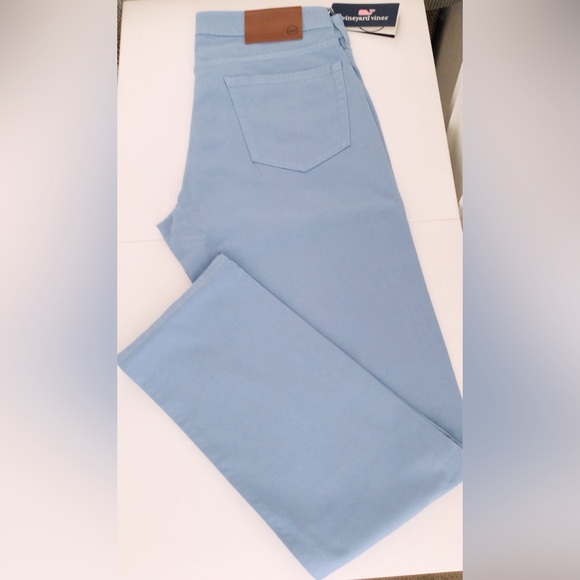 NEW VINEYARD VINES Pants Stretch - Jade Blue - NWT In Package - Picture 7 of 12